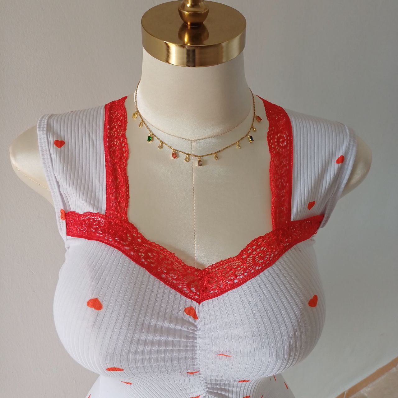 ROBE COEUR ROUGE