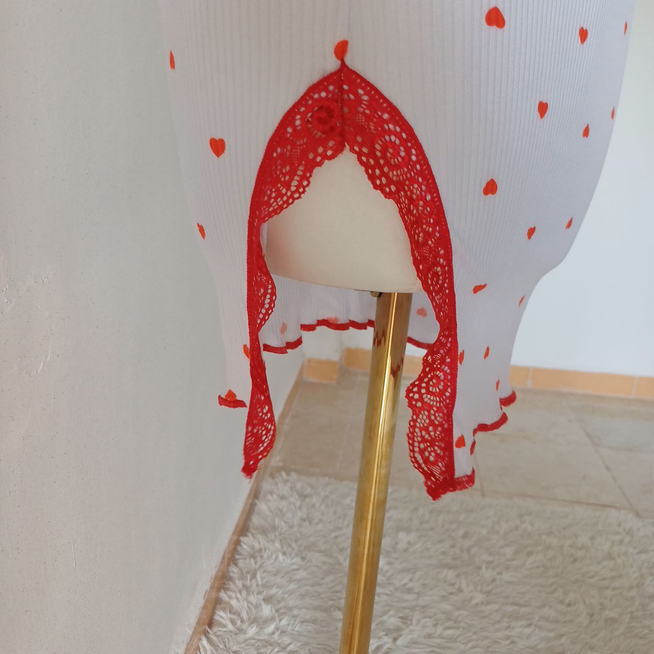 ROBE COEUR ROUGE