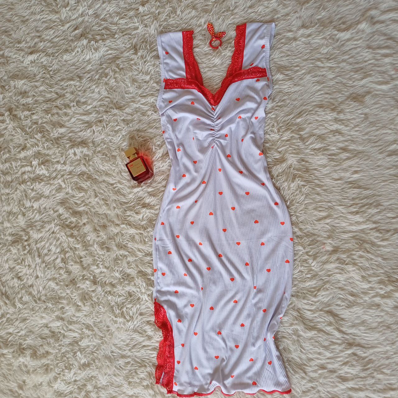 ROBE COEUR ROUGE